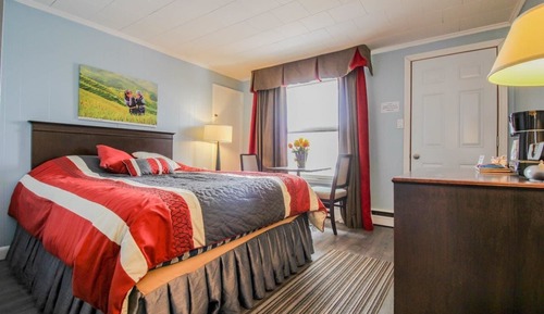 Estudio, 1 cama de matrimonio, cocina básica