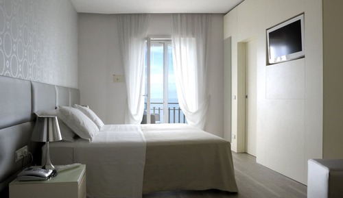 Habitación Deluxe doble, 1 cama doble, vistas al mar