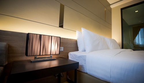 Habitación Deluxe con 1 cama doble o 2 individuales, vistas a la ciudad