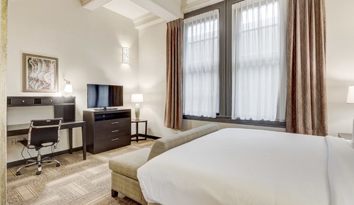 Suite estudio, 1 cama de matrimonio grande, cocina (Full Kitchen)