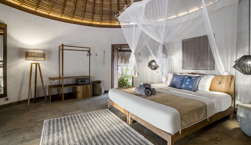 Bungalow, vistas al mar