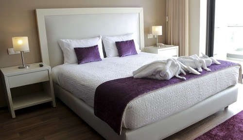 Habitación con 1 cama doble o 2 individuales, vistas al mar