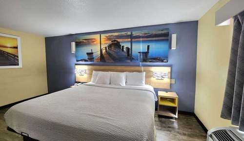 Room, 1 King Bed, Non Smoking, Refrigerator & Microwave