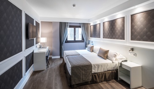 Habitación con 1 cama doble o 2 individuales
