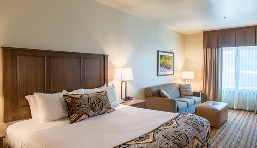 Habitación Deluxe, 1 cama de matrimonio grande con sofá cama