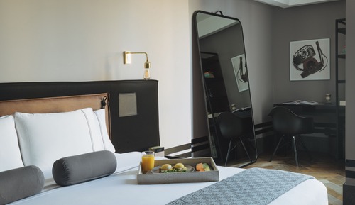 Suite estudio Deluxe, 1 cama de matrimonio grande con sofá cama