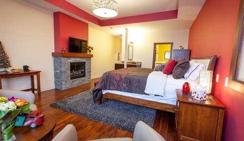 Estudio de lujo, 1 cama de matrimonio grande, vistas a la ciudad