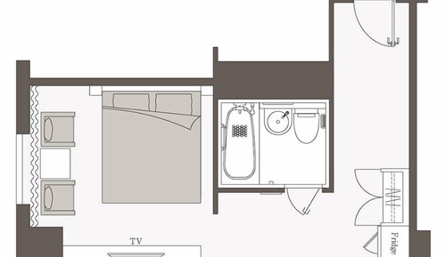 Habitación superior, 1 cama de matrimonio, no fumadores