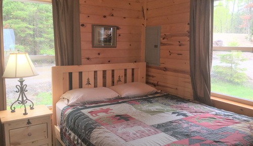 Cabaña, 2 habitaciones, junto al lago