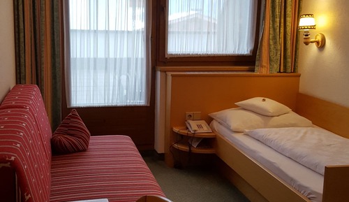 Habitación individual, vistas a la montaña