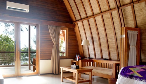 Habitación familiar, vistas al mar