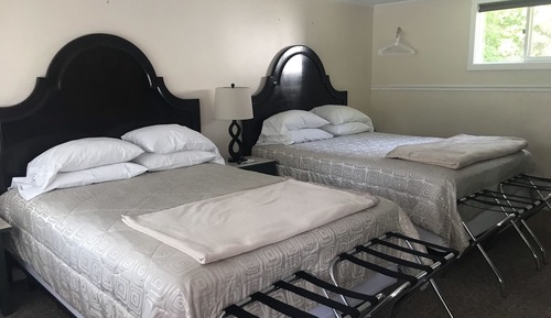 Habitación, 2 camas de matrimonio, no fumadores, frigorífico y microondas