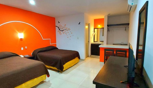 Habitación superior, 2 camas dobles