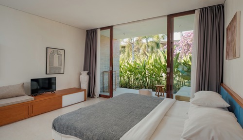 Habitación Deluxe doble, vistas al jardín