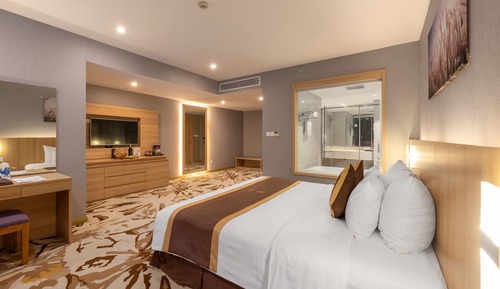 Suite, 1 habitación, no fumadores, vistas a la ciudad (Grand Premium King)