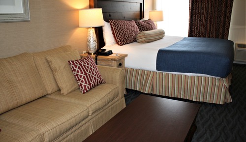 Habitación, 1 cama de matrimonio grande con sofá cama, accesible para personas con discapacidad