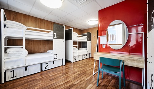 Dormitorio compartido, solo para mujeres