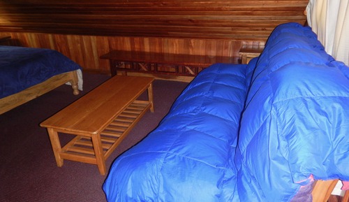 Chalet Deluxe, 1 cama de matrimonio grande con sofá cama, vistas al río (Duplex)