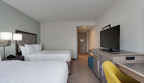 Habitación, 2 camas de matrimonio, accesible para personas con discapacidad, no fumadores