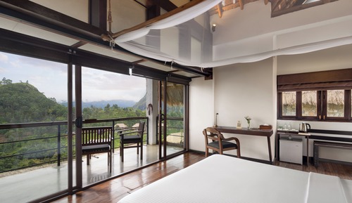 Habitación Deluxe doble, 1 cama doble, vistas a la montaña