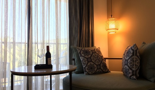 Suite estudio, 1 cama de matrimonio, no fumadores, vistas a la piscina