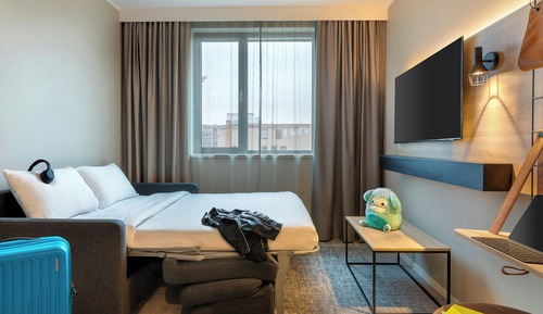 Habitación familiar, 1 cama de matrimonio con sofá cama, no fumadores