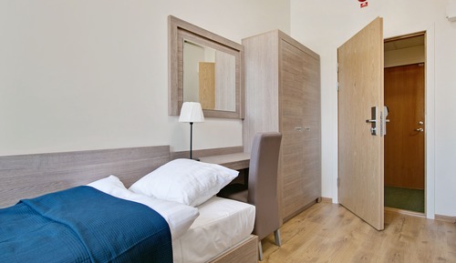Habitación con 2 camas individuales, sin ventanas (Budget)