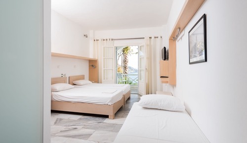 Habitación triple estándar, vistas al mar