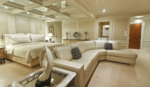 Suite, 1 cama de matrimonio grande con sofá cama