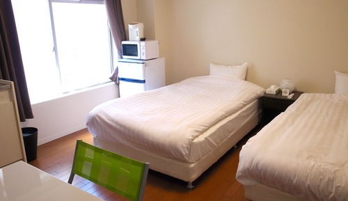 Habitación con 2 camas individuales, no fumadores, baño compartido