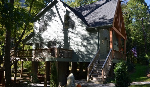 Luxury Cabin, 3 Bedrooms, Kitchen, Mountain View