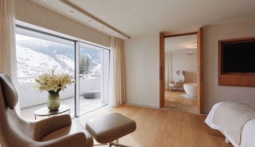 Habitación Deluxe, 1 habitación, balcón, vistas a la montaña (Spa)