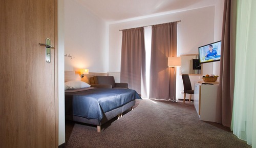 Habitación con 1 cama doble o 2 individuales