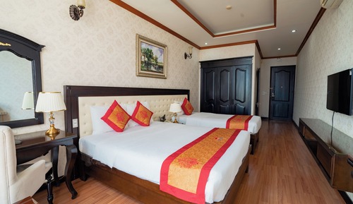 Habitación panorámica con 1 cama doble o 2 individuales, vistas a la ciudad