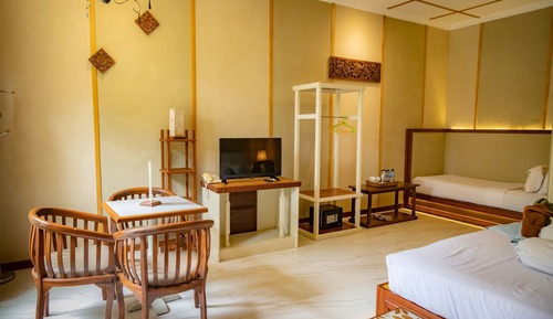 Habitación familiar, varias camas