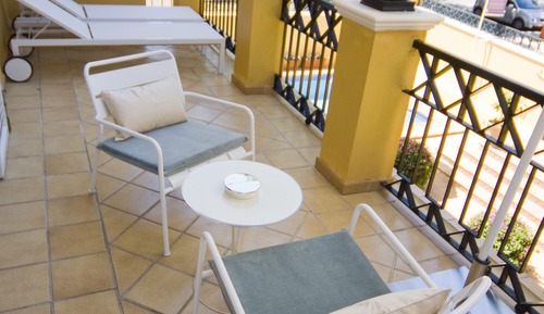 Habitación doble, terraza