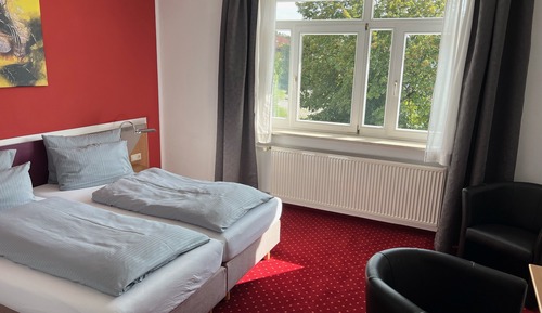 Habitación básica con 1 cama doble o 2 individuales