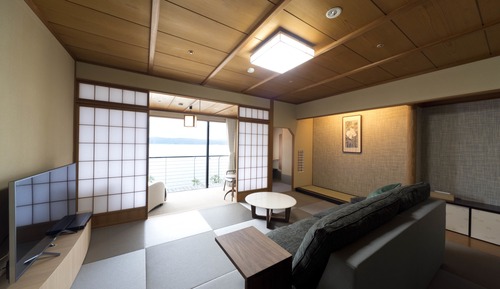 Habitación tradicional, no fumadores, vistas al mar (Japanese Western Style, 2SGL+1 Futon)