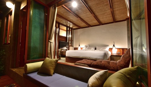 Habitación Deluxe, 1 cama de matrimonio grande, vistas a la playa, frente a la playa