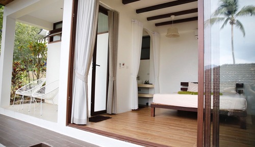 Habitación Deluxe doble, 1 cama de matrimonio, no fumadores, vistas al jardín