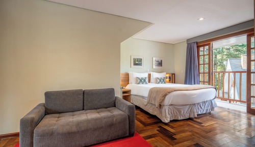 Suite estudio Premier, 1 cama doble, balcón