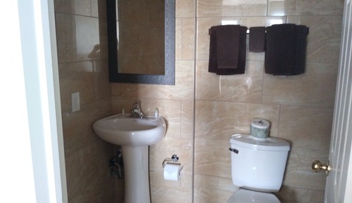 Habitación estándar doble, 2 camas dobles, cocina básica, planta baja