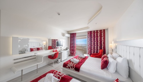 Habitación estándar con 1 cama doble o 2 individuales, vistas a la montaña