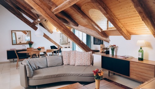 Suite de lujo, 2 habitaciones, chimenea, vistas al río
