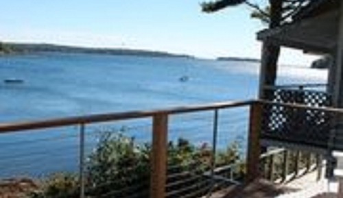 Cabaña Deluxe, 1 cama de matrimonio grande, vistas a la bahía