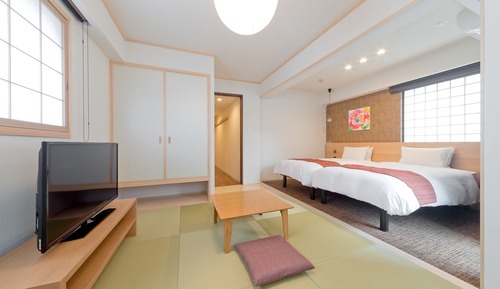 Habitación Deluxe con 2 camas individuales (with Tatami Area)