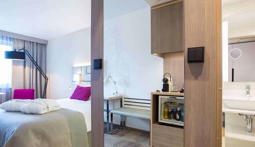Habitación superior, 1 cama de matrimonio con sofá cama