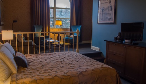 Habitación Deluxe, 1 cama de matrimonio grande con sofá cama, vistas a la ciudad