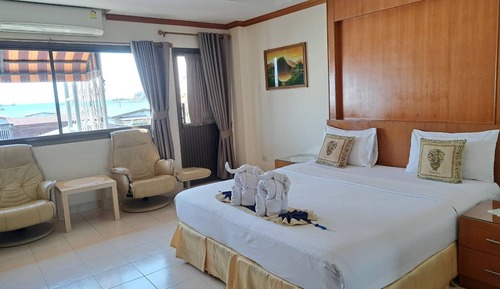 Habitación estándar, balcón, vistas al mar
