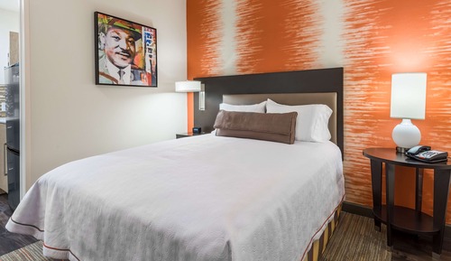Estudio, 1 cama de matrimonio